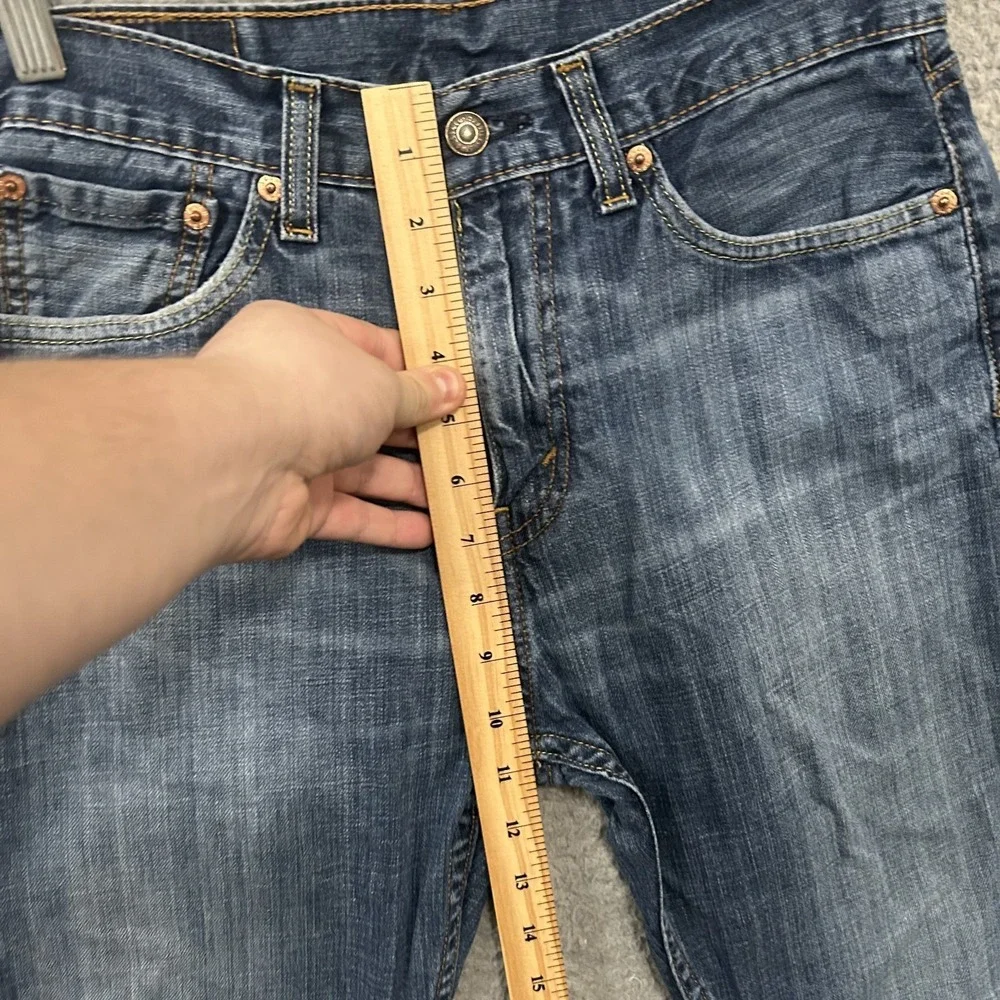 Levis Jeans Mens 30x30 Blue‎ Denim 505 Straight Leg American Work Medium Wash